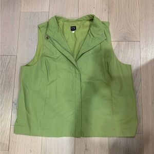 Eileen Fisher Green Vest size 3x